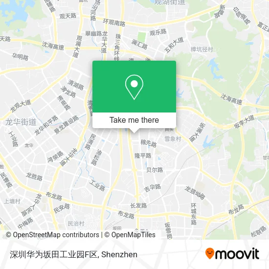深圳华为坂田工业园F区 map