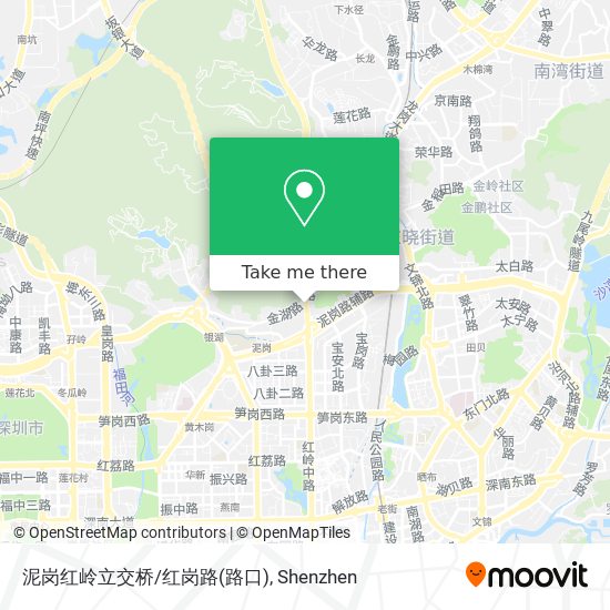 泥岗红岭立交桥/红岗路(路口) map