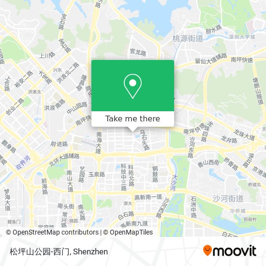 松坪山公园-西门 map