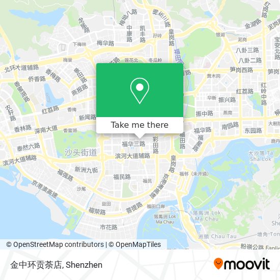 金中环贡荼店 map