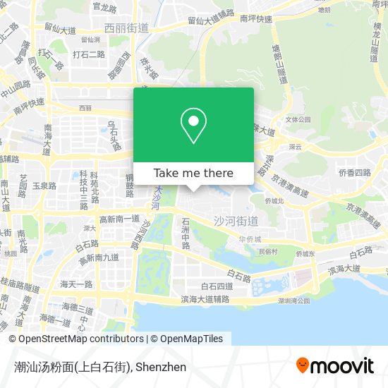 潮汕汤粉面(上白石街) map