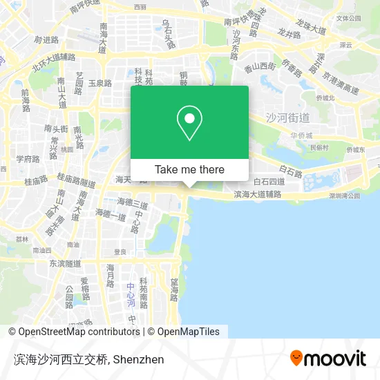 滨海沙河西立交桥 map