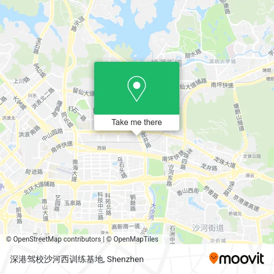 深港驾校沙河西训练基地 map