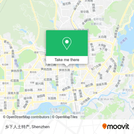 乡下人土特产 map