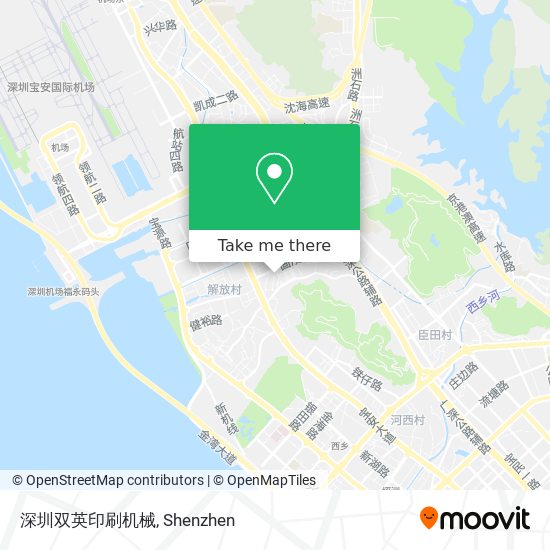 深圳双英印刷机械 map