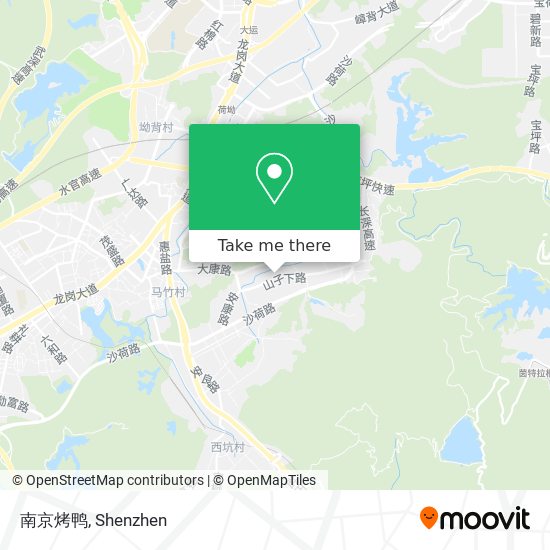 南京烤鸭 map