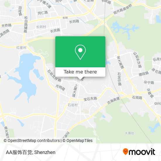 AA服饰百货 map