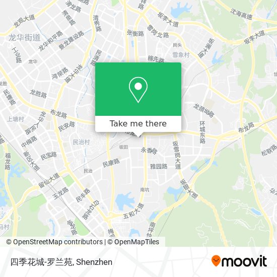 四季花城-罗兰苑 map