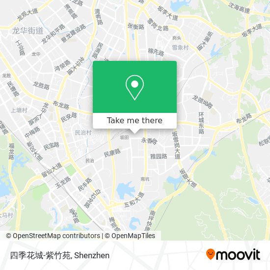 四季花城-紫竹苑 map
