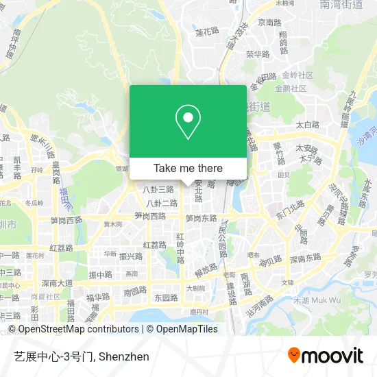 艺展中心-3号门 map