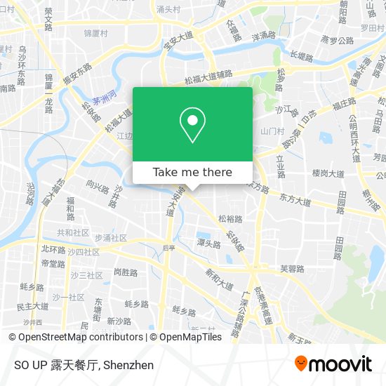 SO UP 露天餐厅 map