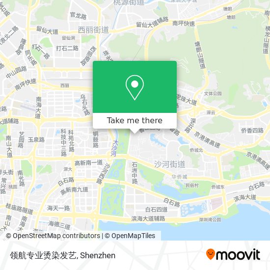 领航专业烫染发艺 map
