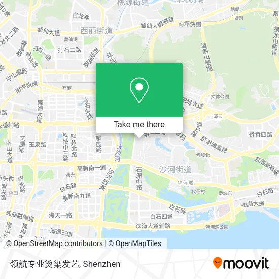 领航专业烫染发艺 map