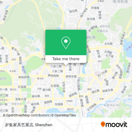 岁集家具艺展店 map
