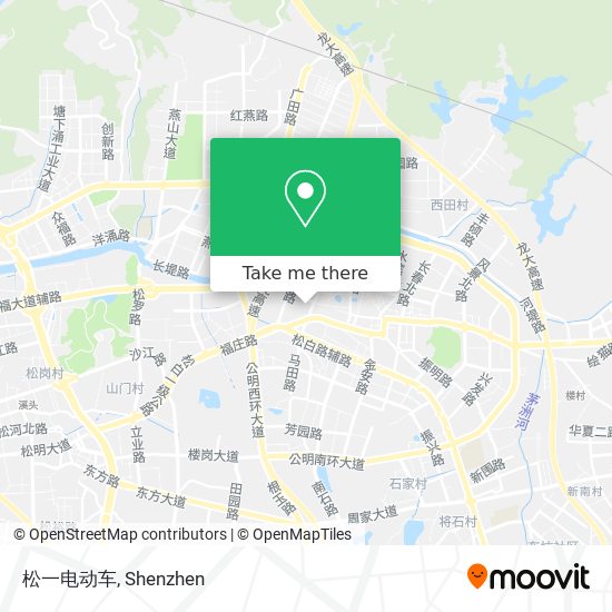 松一电动车 map
