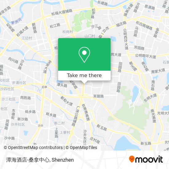 潭海酒店-桑拿中心 map