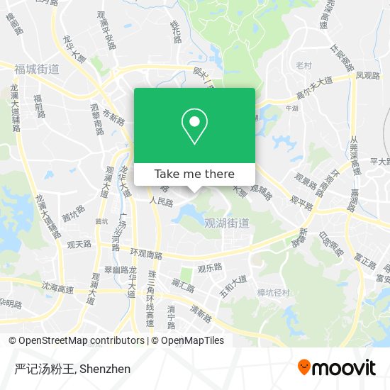 严记汤粉王 map