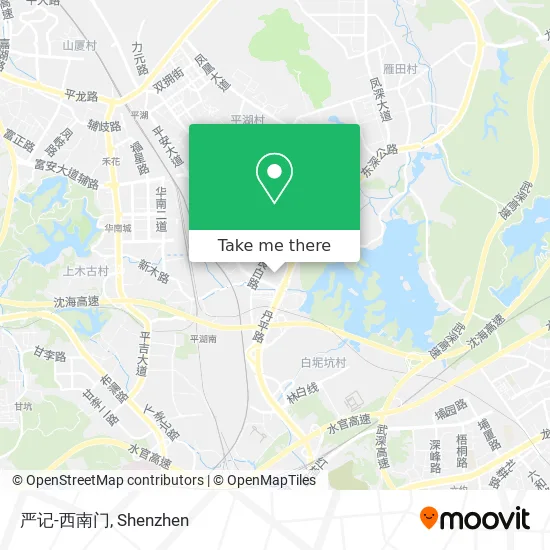 严记-西南门 map