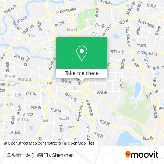 潭头新一村(西南门) map
