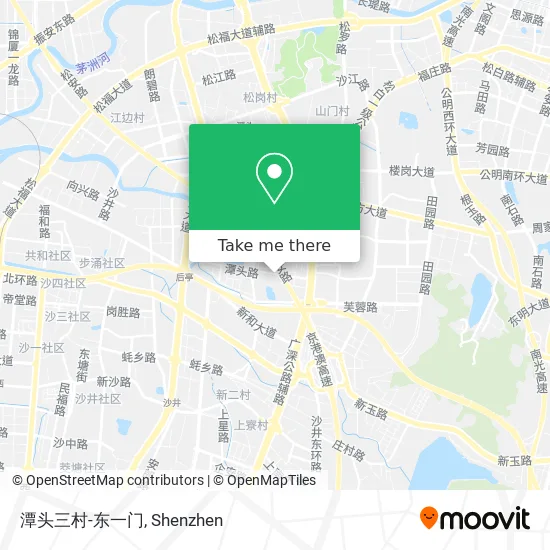 潭头三村-东一门 map