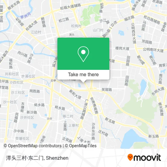 潭头三村-东二门 map