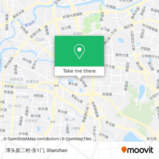 潭头新二村-东1门 map