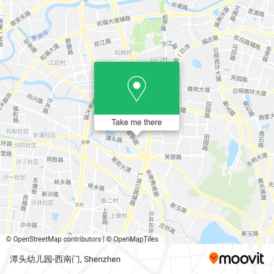 潭头幼儿园-西南门 map