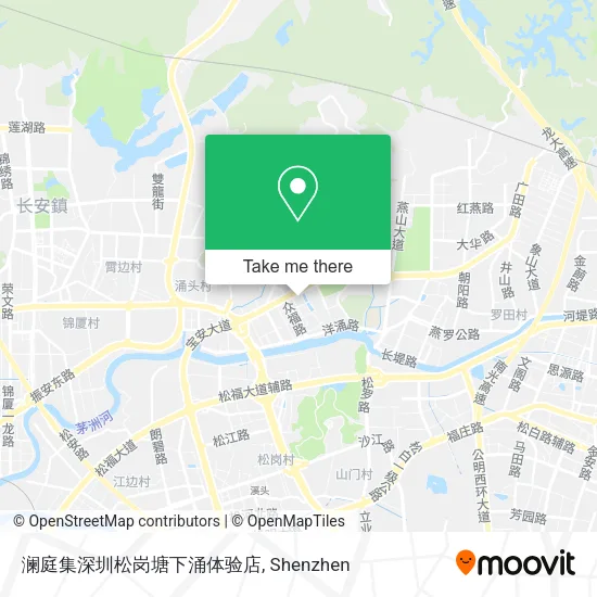 澜庭集深圳松岗塘下涌体验店 map