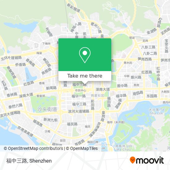 福中三路 map