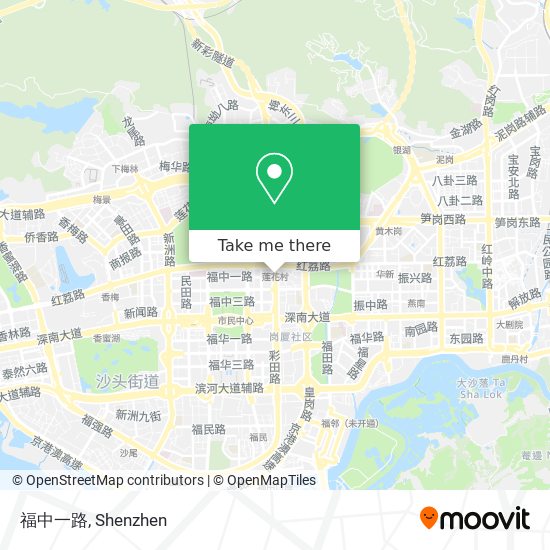 福中一路 map
