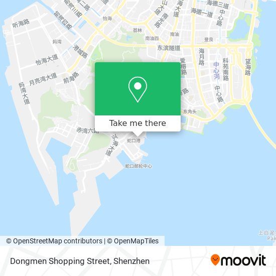 Dongmen Shopping Street map