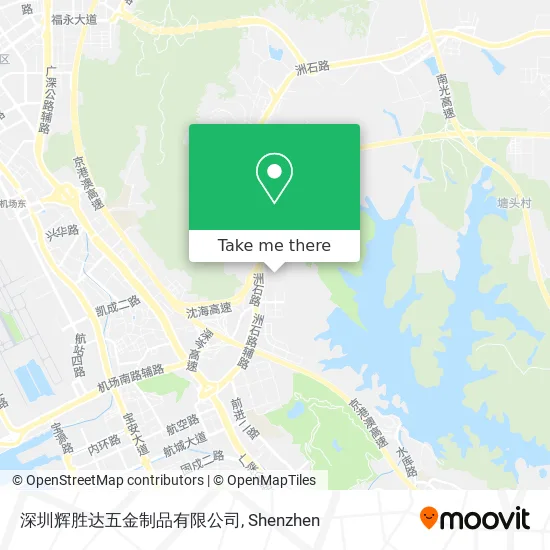 深圳辉胜达五金制品有限公司 map