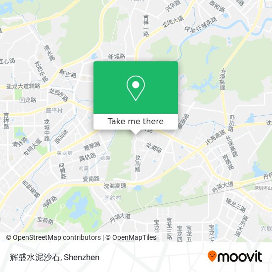 辉盛水泥沙石 map