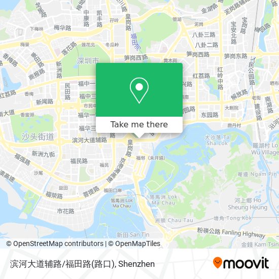 滨河大道辅路/福田路(路口) map