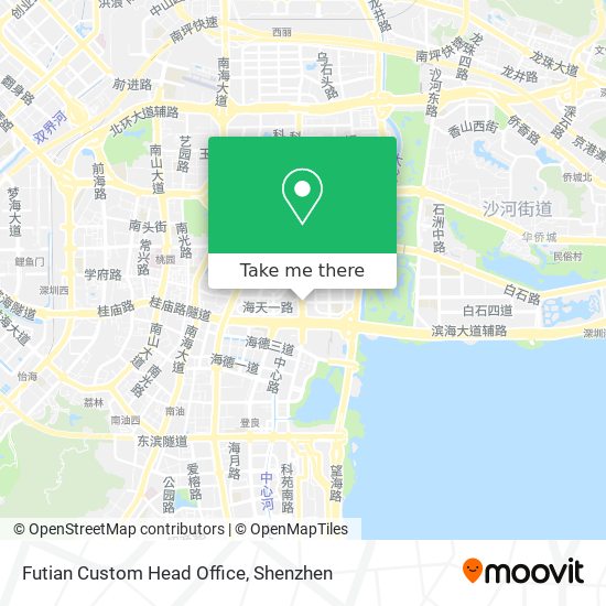 Futian Custom Head Office map