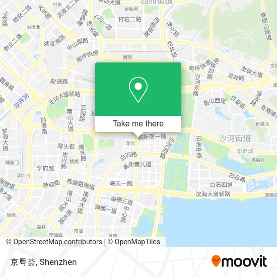 京粤荟 map