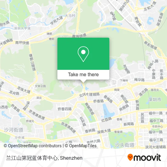 兰江山第冠蓝体育中心 map