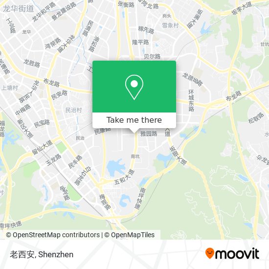 老西安 map