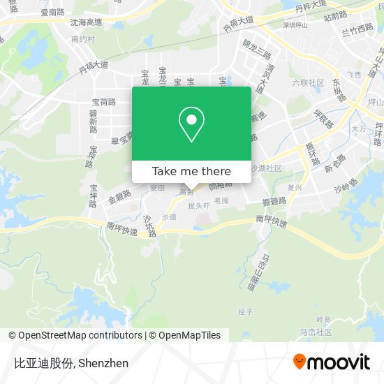 比亚迪股份 map
