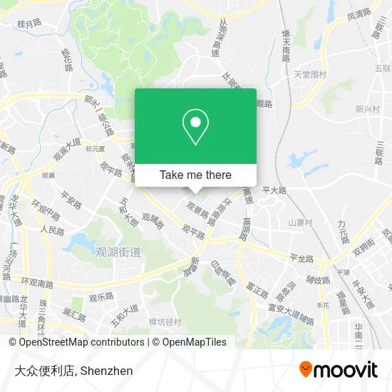 大众便利店 map