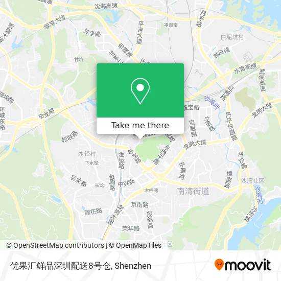 优果汇鲜品深圳配送8号仓 map
