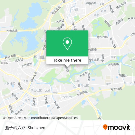 燕子岭六路 map