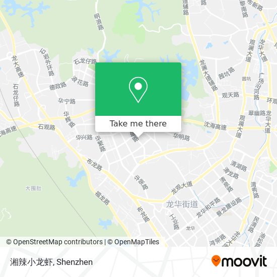湘辣小龙虾 map