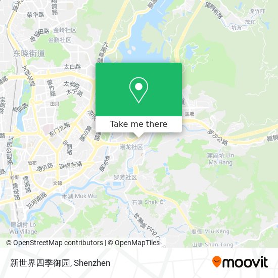 新世界四季御园 map