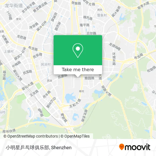 小明星乒乓球俱乐部 map