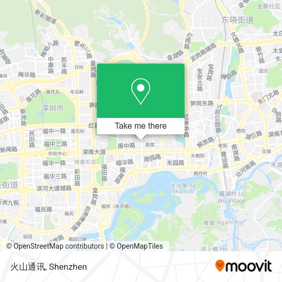 火山通讯 map