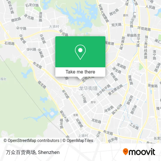 万众百货商场 map