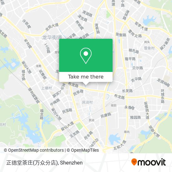 正德堂茶庄(万众分店) map