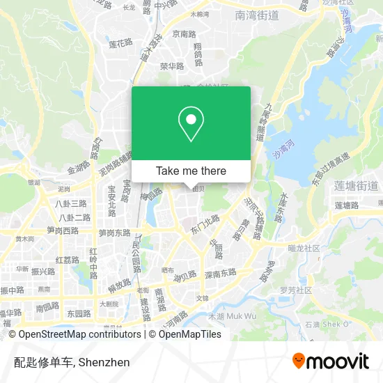配匙修单车 map