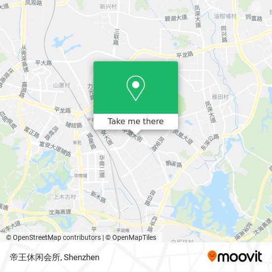 帝王休闲会所 map
